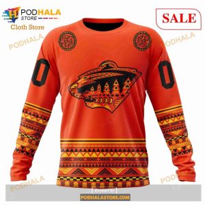 Custom Minnesota Wild National Day For Truth And Reconciliation Nhl Hoodie 3d 4