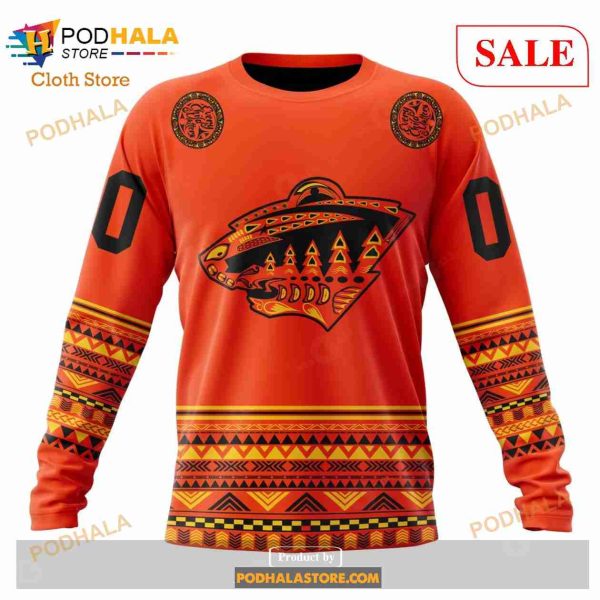 Custom Minnesota Wild National Day For Truth And Reconciliation NHL Hoodie 3D