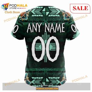 Custom Minnesota Wild Native Costume Sweatshirt Nhl Hoodie 3d 7