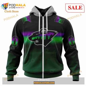 Custom Minnesota Wild Retro Gradient Design Sweatshirt Nhl Hoodie 3d 2