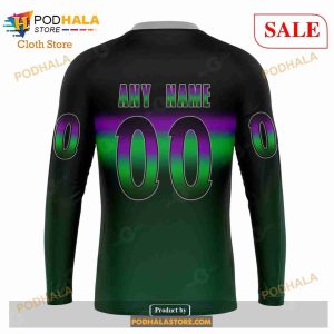 Custom Minnesota Wild Retro Gradient Design Sweatshirt Nhl Hoodie 3d 5