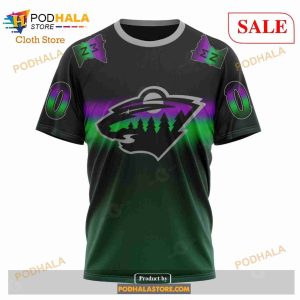 Custom Minnesota Wild Retro Gradient Design Sweatshirt Nhl Hoodie 3d 6