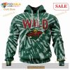 Custom Minnesota Wild Retro Vintage Tie Dye Sweatshirt NHL Hoodie 3D