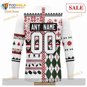 Custom Minnesota Wild Unisex Christmas Sweatshirt Nhl Hoodie 3d 5
