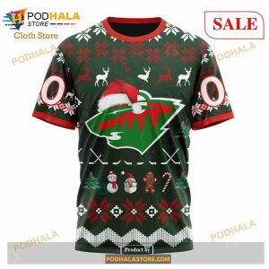 Custom Minnesota Wild Unisex Sweatshirt Nhl Hoodie 3d Christmas Gifts 6