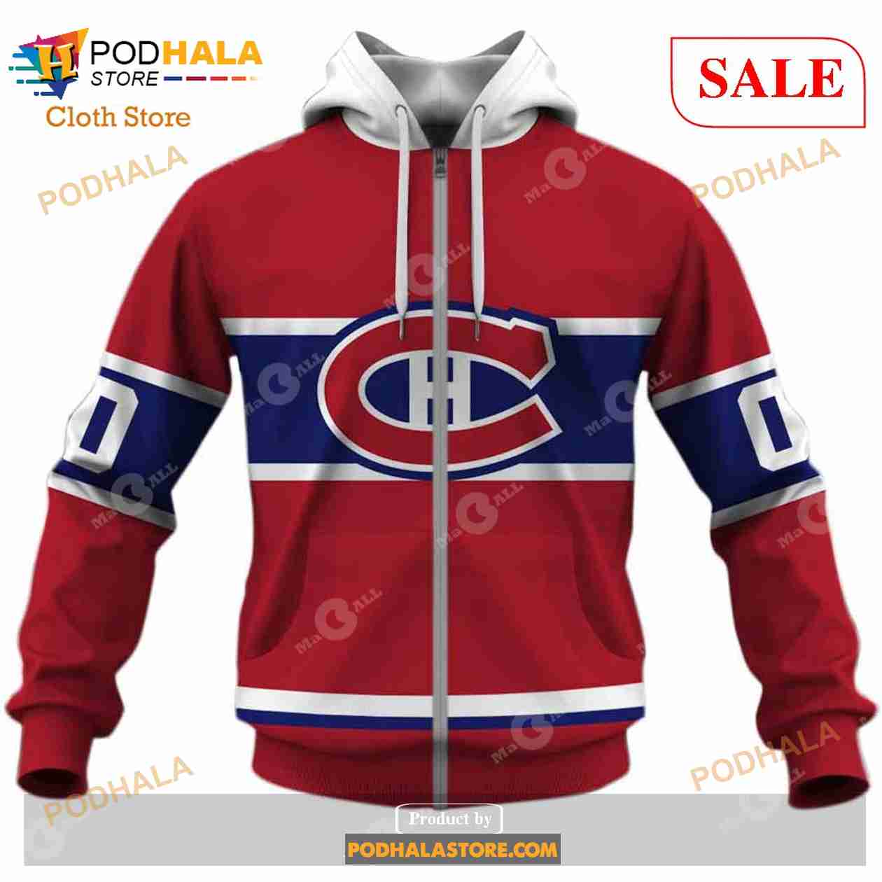 Custom Montreal Canadiens Unisex With Retro Concepts Sweatshirt NHL Hoodie  3D - Bring Your Ideas, Thoughts And Imaginations Into Reality Today