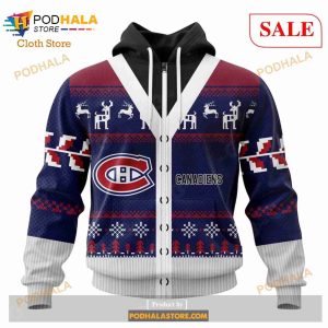 Custom Montreal Canadiens Chrismas Season Sweatshirt Nhl Hoodie 3d 2