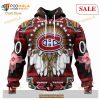Custom Montreal Canadiens Native Costume Sweatshirt NHL Hoodie 3D
