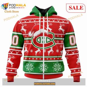 Custom Montreal Canadiens Nhl Hoodie 3d Unisex Christmas 3d Shirt 2