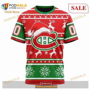 Custom Montreal Canadiens Nhl Hoodie 3d Unisex Christmas 3d Shirt 6