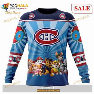Custom Montreal Canadiens Paw Patrol Sweatshirt Nhl Hoodie 3d 4