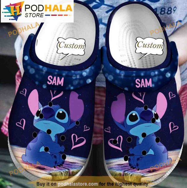 Custom My Love Stitch Crocband 3D Crocs