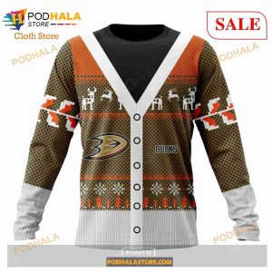 Custom NHL Anaheim Ducks Chrismas Season Shirt Hoodie 3d 6
