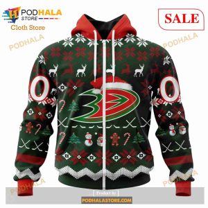 Custom NHL Anaheim Ducks Christmas Is Coming Shirt Sweatshirt Hoodie 3d 2