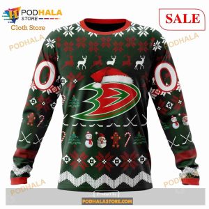 Custom NHL Anaheim Ducks Christmas Is Coming Shirt Sweatshirt Hoodie 3d 6