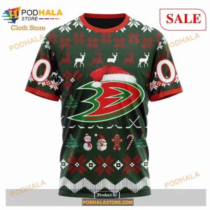 Custom NHL Anaheim Ducks Christmas Is Coming Shirt Sweatshirt Hoodie 3d 8