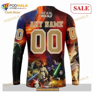 Custom NHL Anaheim Ducks Design X Star War Shirt Hoodie 3d 7