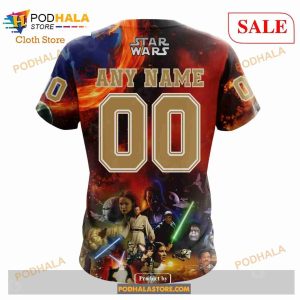 Custom NHL Anaheim Ducks Design X Star War Shirt Hoodie 3d 9