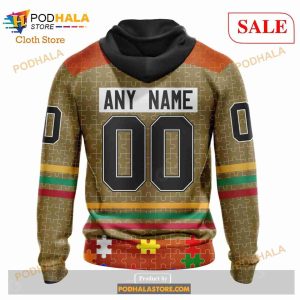 Custom NHL Anaheim Ducks Fearless Aganst Autism Shirt Hoodie 3d 3