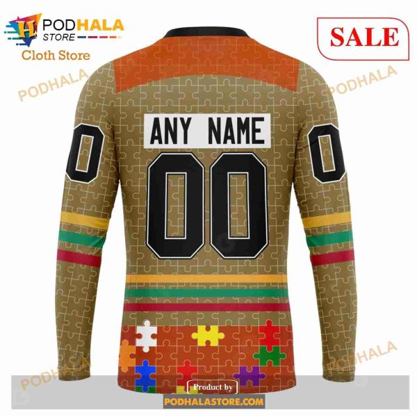 Custom NHL Anaheim Ducks Fearless Aganst Autism Shirt Hoodie 3D