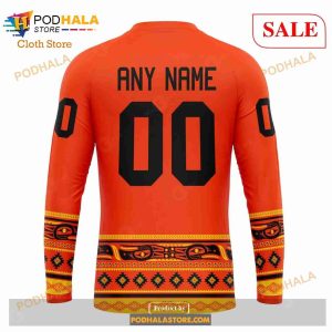 Custom NHL Anaheim Ducks National Day For Truth And Reconciliation Shirt Hoodie 3d 7