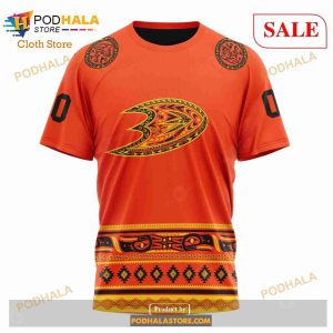 Custom NHL Anaheim Ducks National Day For Truth And Reconciliation Shirt Hoodie 3d 8
