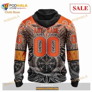 Custom NHL Anaheim Ducks Norse Viking Symbols Shirt Hoodie 3d 5