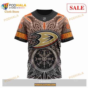 Custom NHL Anaheim Ducks Norse Viking Symbols Shirt Hoodie 3d 7