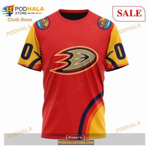 Custom NHL Anaheim Ducks Special All star Game Design With Florida Sunset Shirt Hoodie 3d 8