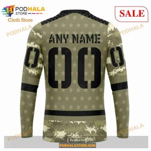 Custom NHL Anaheim Ducks Special Camo Military Appreciation Shirt Hoodie 3d 7