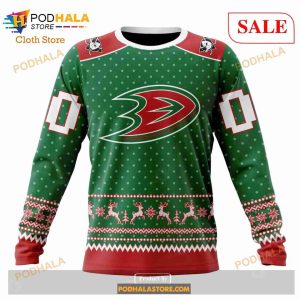 Custom NHL Anaheim Ducks Special Christmas Apparel Shirt Hoodie 3d 6