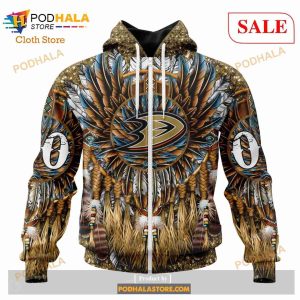 Custom NHL Anaheim Ducks Special Native Costume Design Shirt Hoodie 3d 2