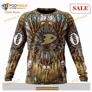 Custom NHL Anaheim Ducks Special Native Costume Design Shirt Hoodie 3d 6