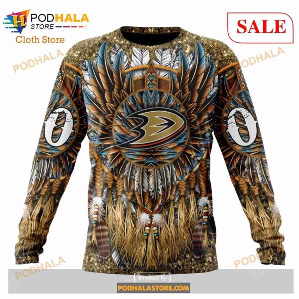 Custom NHL Anaheim Ducks Special Native Costume Design Shirt Hoodie 3D
