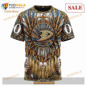 Custom NHL Anaheim Ducks Special Native Costume Design Shirt Hoodie 3d 8