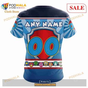 Custom NHL Anaheim Ducks Special Paw Patrol Shirt Hoodie 3d 9