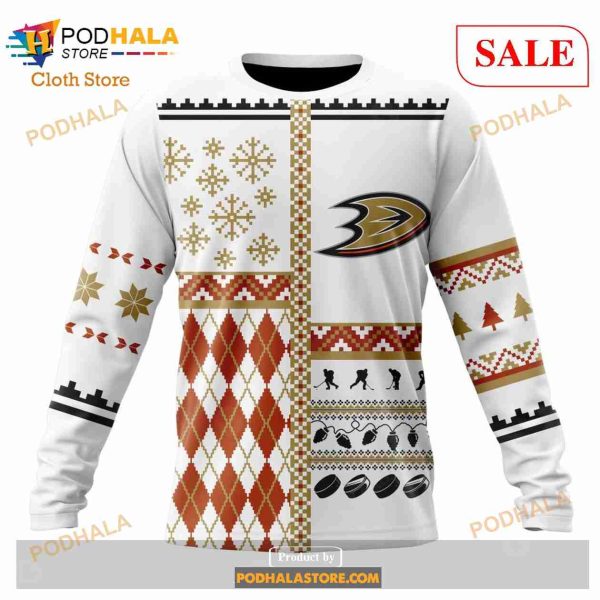 Custom NHL Anaheim Ducks Unisex Christmas Is Coming Shirt Hoodie 3D