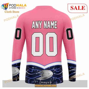 Custom NHL Anaheim Ducks Unisex For Hockey Fights Cancer Shirt Hoodie 3d 7