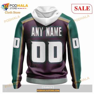 Custom NHL Anaheim Ducks Unisex With Retro Concepts Shirt Hoodie 3d 3