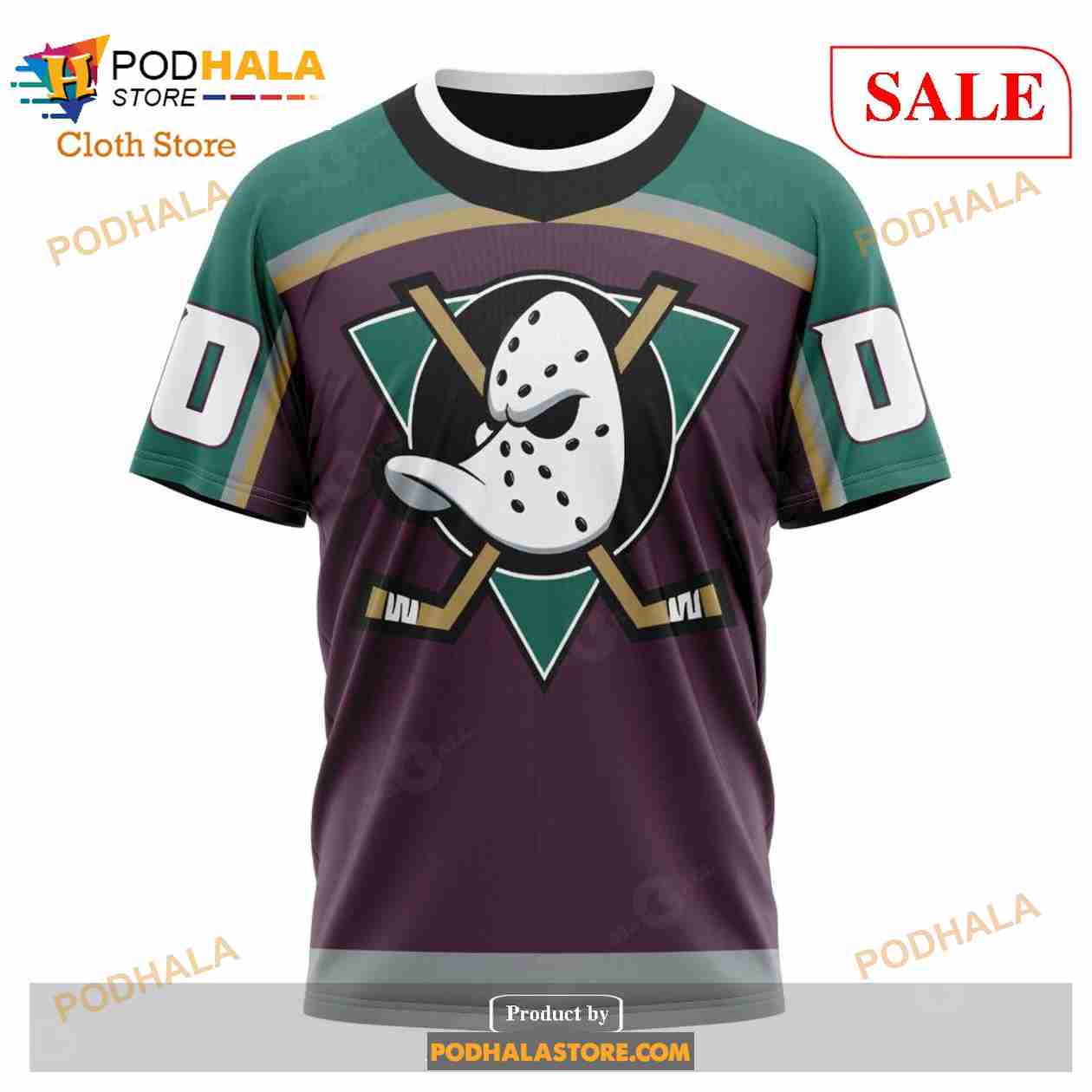Anaheim Mighty Ducks T Shirt Vintage Sweatshirt Hockey Tshirt Classic Hoodie  - DadMomGift