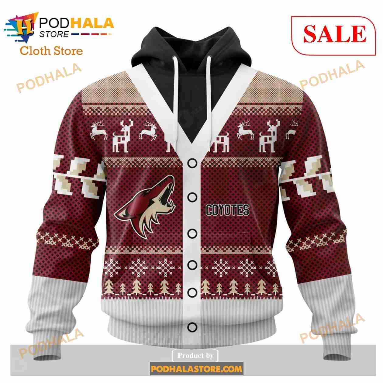 Personalized NHL Arizona Coyotes Desert Night 2023 Shirt Hoodie 3D - Bring  Your Ideas, Thoughts And Imaginations Into Reality Today