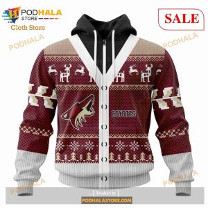 Custom NHL Arizona Coyotes Chrismas Season Shirt Hoodie 3d 2