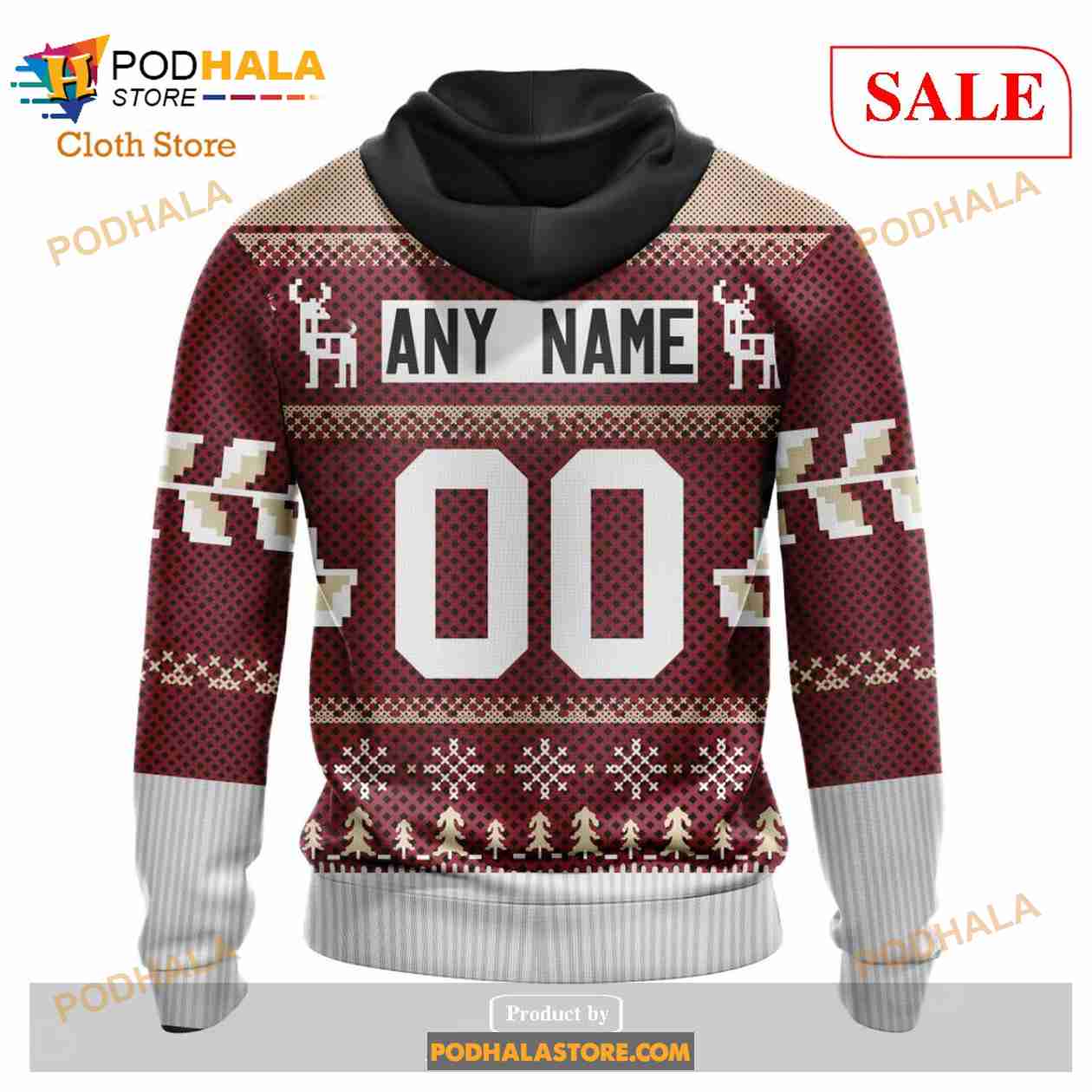 Arizona Coyotes American Sports Teams Knitted Christmas 3D Sweater