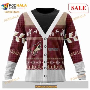 Custom NHL Arizona Coyotes Chrismas Season Shirt Hoodie 3d 6