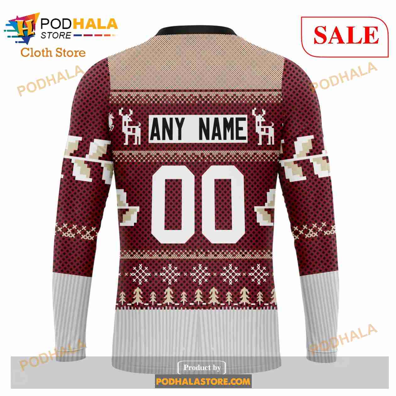 Custom Name And Number NHL Arizona Coyotes Shirt Sweatshirt Hoodie 3D -  Bring Your Ideas, Thoughts And Imaginations Into Reality Today