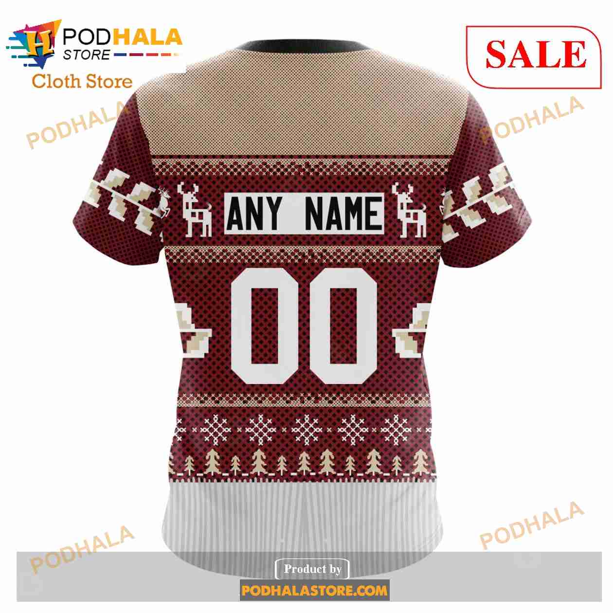 Custom NHL Arizona Coyotes Chrismas Season Shirt Hoodie 3D - Bring Your  Ideas, Thoughts And Imaginations Into Reality Today