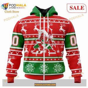 Custom NHL Arizona Coyotes Christmas Is Coming Shirt Sweatshirt Hoodie 3d Women Men 2