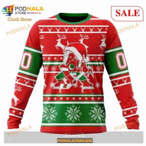 Custom NHL Arizona Coyotes Christmas Is Coming Shirt Sweatshirt Hoodie 3d Women Men 6