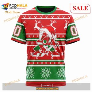 Custom NHL Arizona Coyotes Christmas Is Coming Shirt Sweatshirt Hoodie 3d Women Men 8