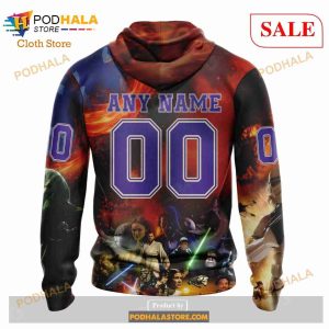 Custom NHL Arizona Coyotes Design X Star War Shirt Hoodie 3d 3